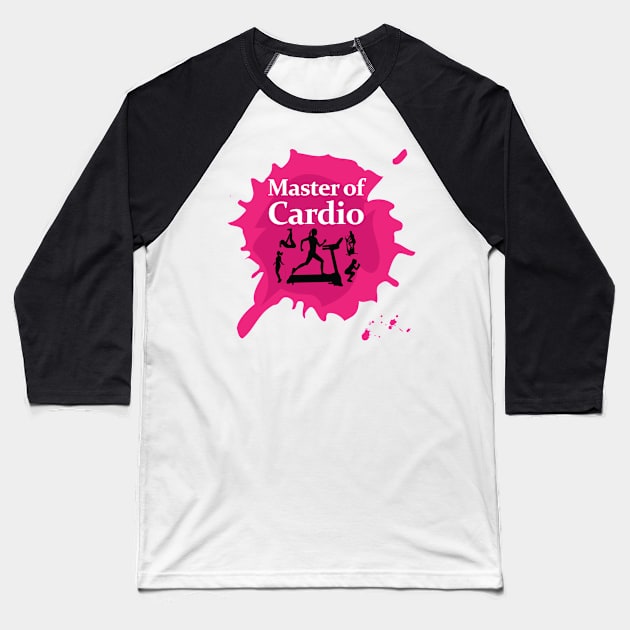 Master of Cardio Baseball T-Shirt by VectorPB